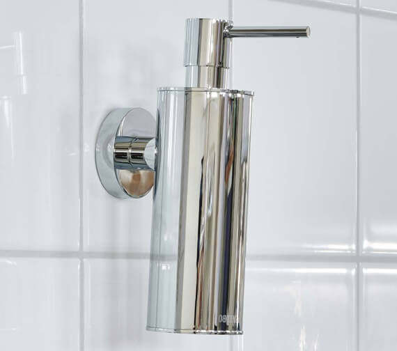 Smedbo Home Polished Chrome Soap Dispenser With Holder