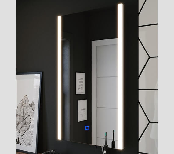 Saneux Air Electric Mirror With Acrylic Lighting Profiles