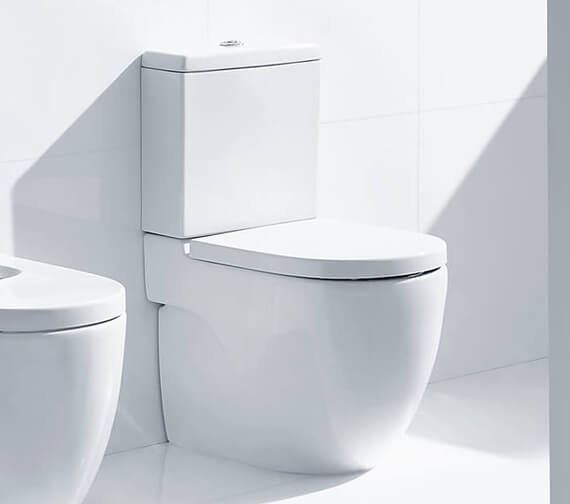 Roca Meridian-N White Comfort Height Close Coupled WC Pan And Cistern