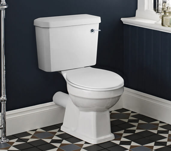 Nuie Carlton Close Coupled Pan Cistern And Seat White - CCT003