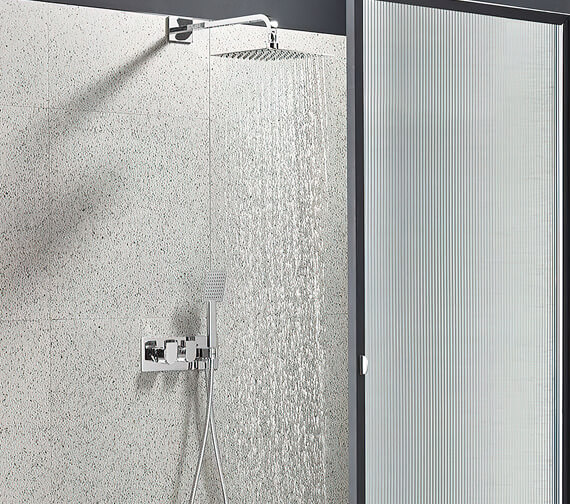 Roper Rhodes Code Thermostatic Dual Function Shower Set Chrome