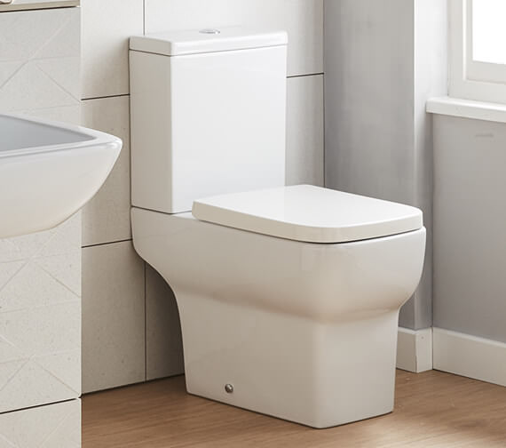 Kartell K-Vit Korsika White Close Coupled WC Pan With Cistern And Seat