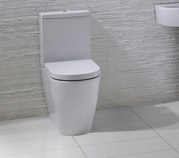Aqua Edition Emme Flush To Wall Toilet With Soft Close Seat