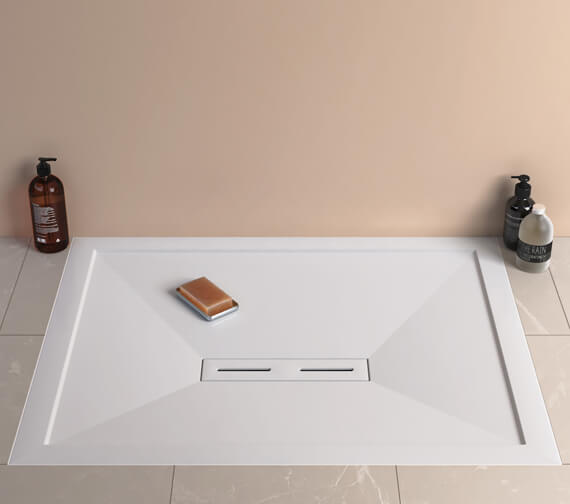 Kudos Shower Trays For Ultimate Flat Glass Panel