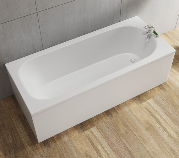 Kaldewei Eurowa 1700 x 700mm Single Ended Steel Bath White BS04401
