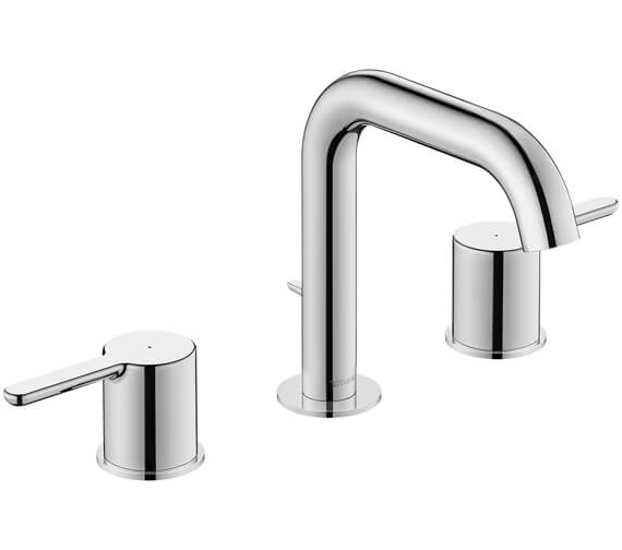 Duravit C.1 3 Hole Deck Mounted Basin Mixer Tap With Pop-Up Waste