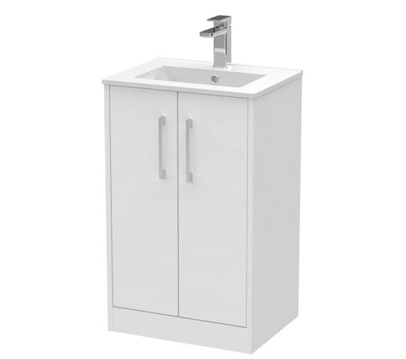 Hudson Reed Juno Floor Standing 2 Door Vanity Unit And Basin - JNU2101B.