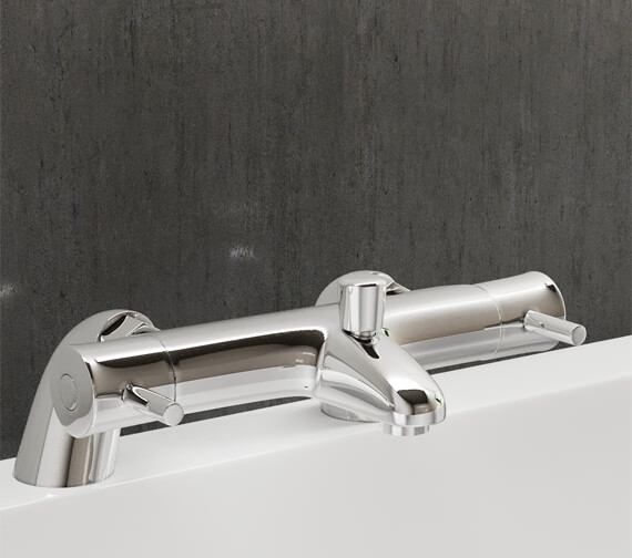 Bristan Artisan Chrome Thermostatic Bath Shower Mixer Tap