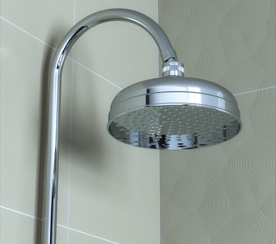 Deva 5 Inch Traditional Shower Head With Swivel Joint