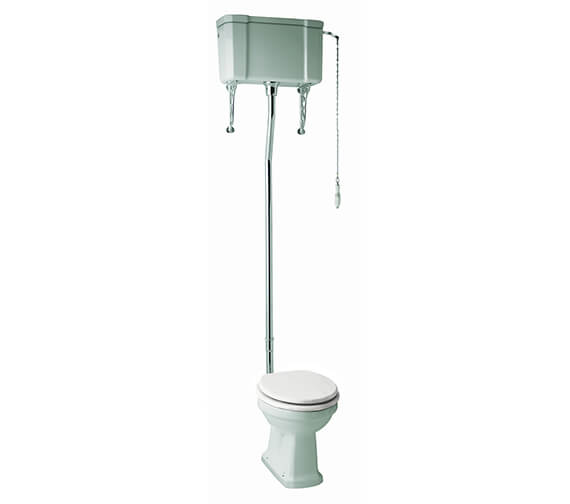 Holborn White 493mm Traditional High-Level WC And Cistern