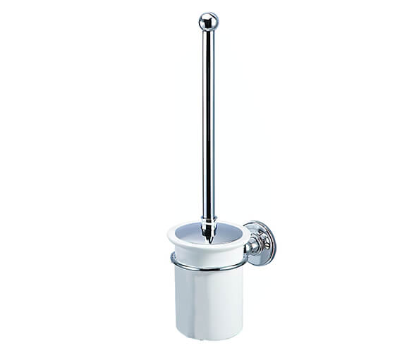 Holborn Traditional Polished Chrome Toilet Brush And Holder LMHAB2001T