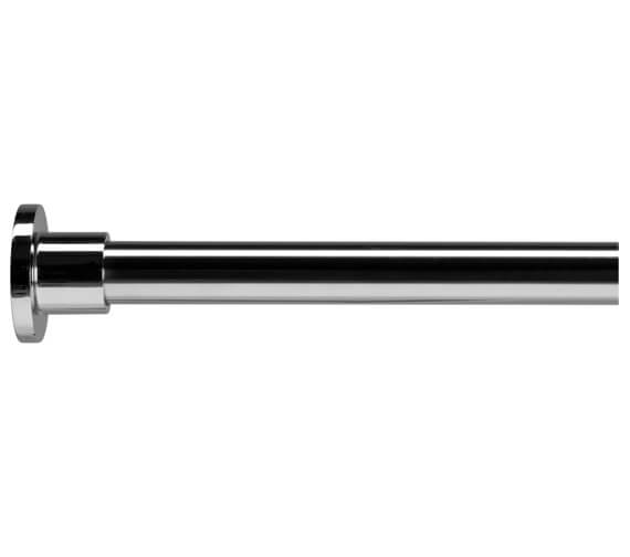 Croydex Premier 2000mm Straight Chrome Shower Curtain Rail Rod GP89500