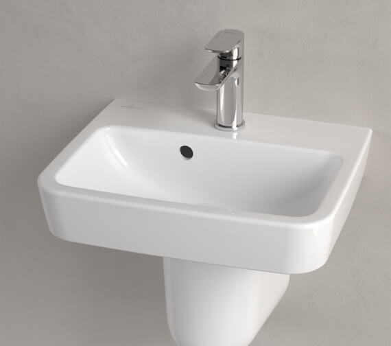 Villeroy And Boch O.Novo 450 x 370mm 1 Taphole White Alpin Basin With ...