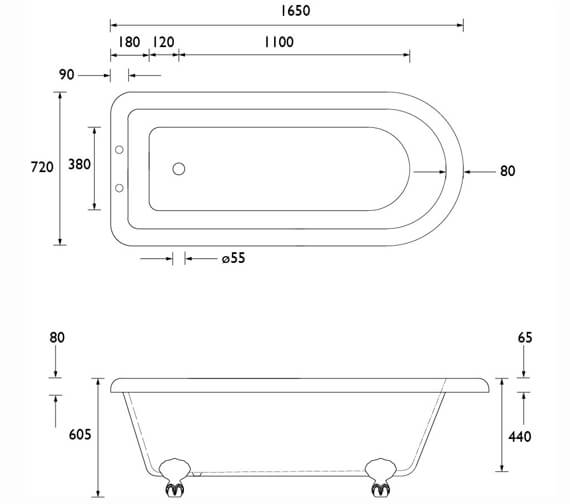 Discover 94+ about bath sizes australia hot NEC