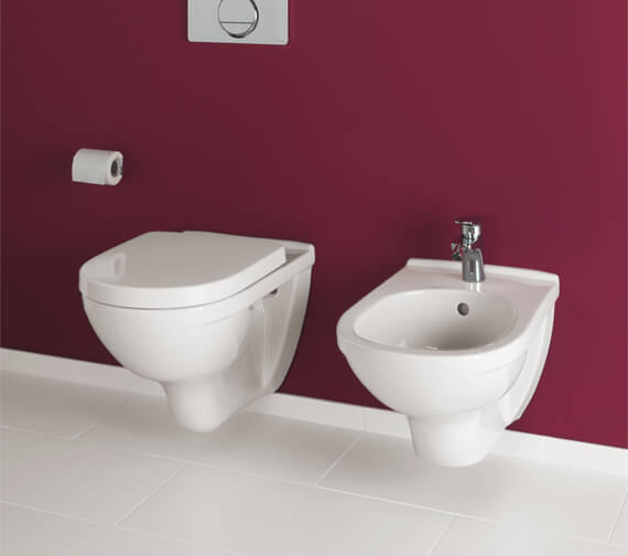 Villeroy And Boch O.Novo 360 x 560mm White Alpin Washdown DirectFlush