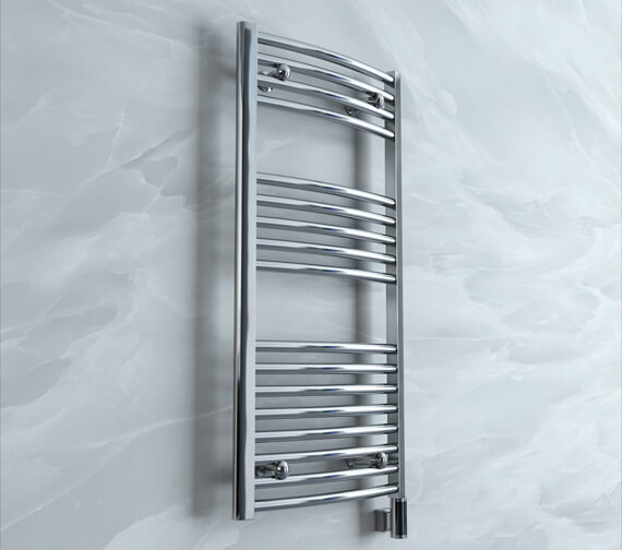 Reina Diva 500mm Wide Curved Towel Rail - AG50800WC