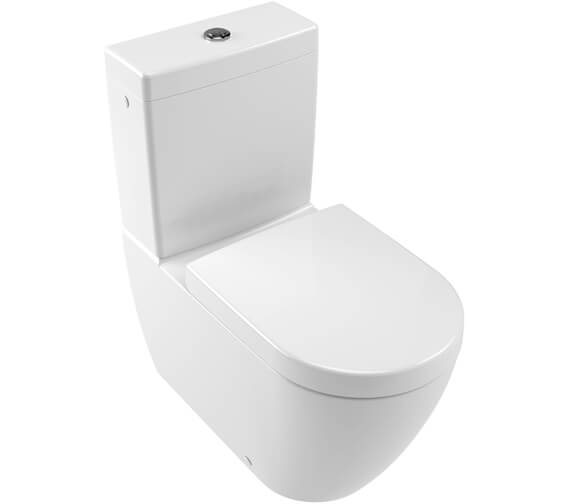 Villeroy And Boch Subway 2.0 715mm Rimless Close Coupled Washdown WC Pan