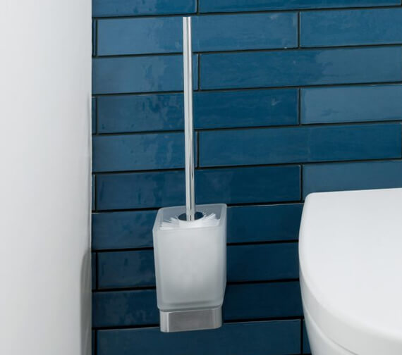 QS Basics Hixel Toilet Brush And Holder