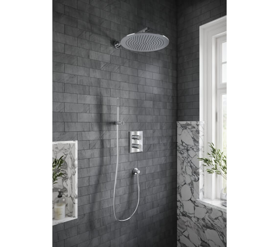 Villeroy And Boch Chrome Complete Shower Set With Slim Hand Shower