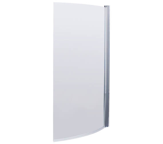 Nuie 1435mm High Curved Screen For B-Shaped Bath - NBBS1.