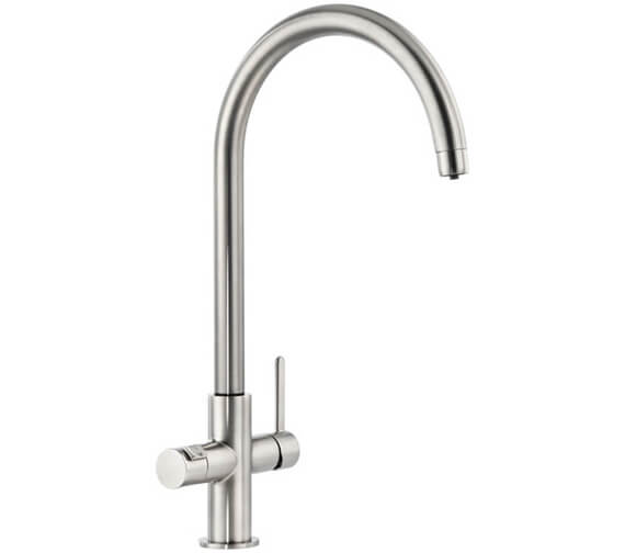 Abode Prothia 3 In 1 Swan Spout Slimline Monobloc Boiling Kitchen Sink ...