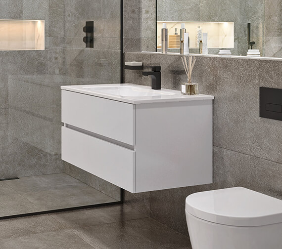 Villeroy And Boch Arto 2 Drawer Wall Mounted Vanity Unit With Basin