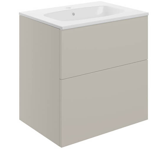 Joseph Miles Hobart 610mm Wide 2 Drawer Wall Hung Vanity Unit And Basin JMQS104067.