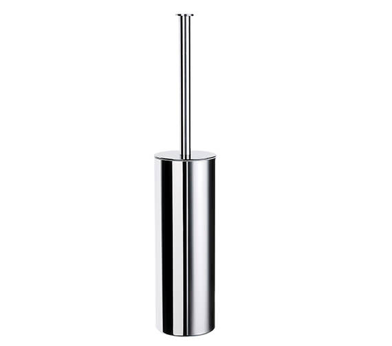 Smedbo Outline Lite Free Standing Polished Stainless Steel Round Toilet Brush