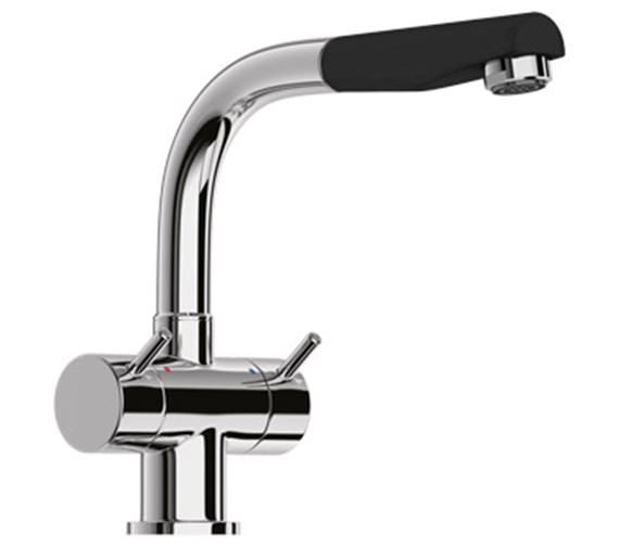 Jado Geometry Dual Lever Sink Mixer Tap With PullOut Spray