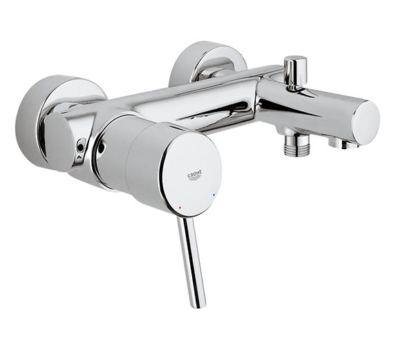 Grohe Concetto Wall Mounted 1-2 Inch Chrome Single Lever Bath Shower Mixer