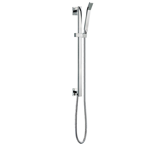 IMEX Bloque Chrome Shower Riser Rail Kit BQSRK