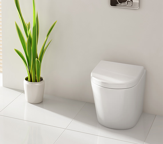 IMEX Arco 520mm Back To Wall WC Bowl With Fixings