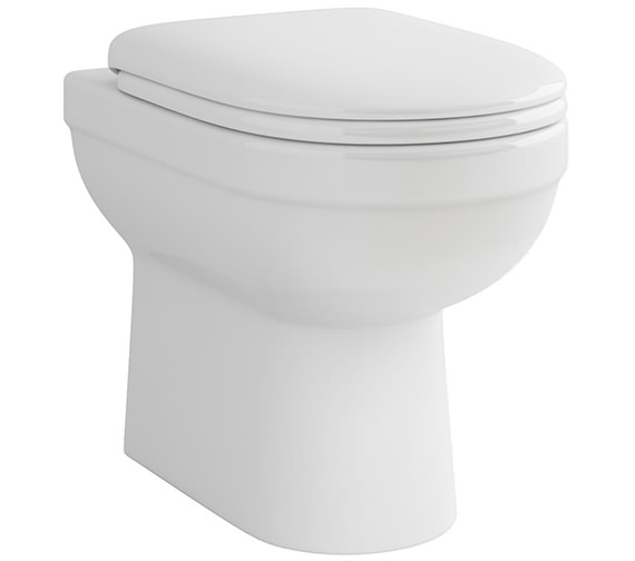 IMEX Ivo White Back-To-Wall WC Bowl 500mm