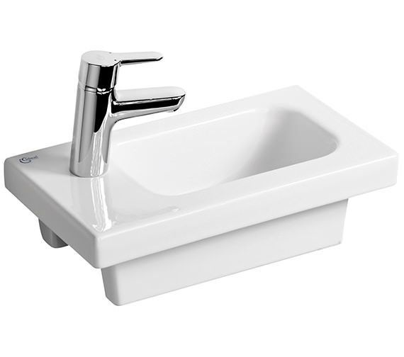 Ideal Standard Concept Space 45cm Guest 1TH Basin With Left Hand Platform