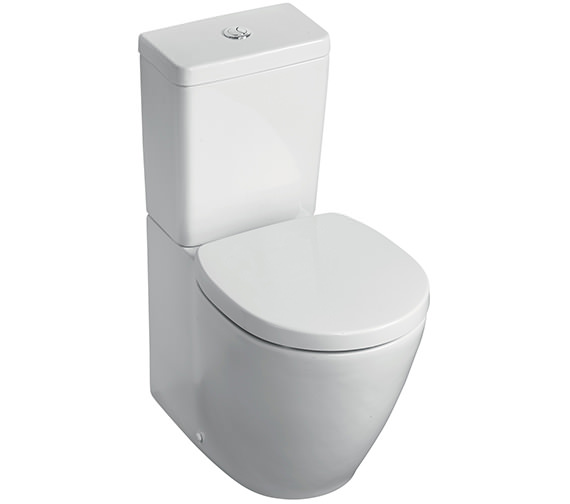 Ideal Standard Concept Space Cube White Compact Close Coupled Back-To-Wall WC