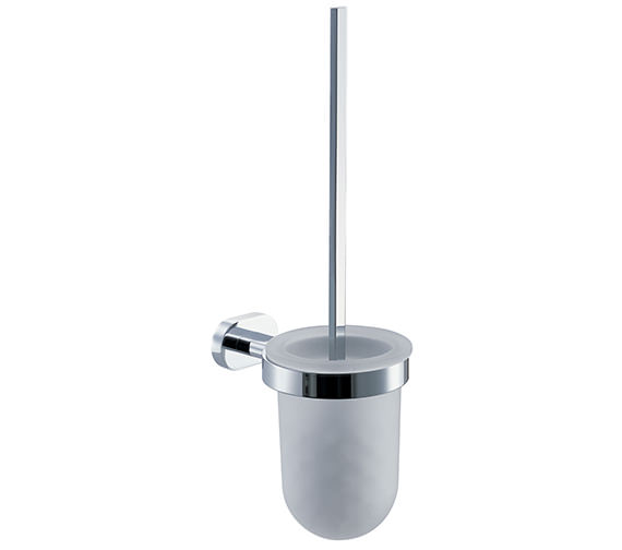 Vado Life Wall Mounted Chrome Toilet Brush And Holder