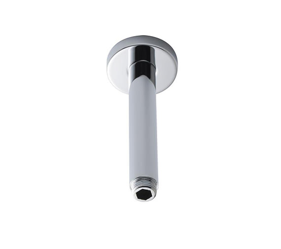 Hudson Reed 150mm Round Ceiling Arm Chrome