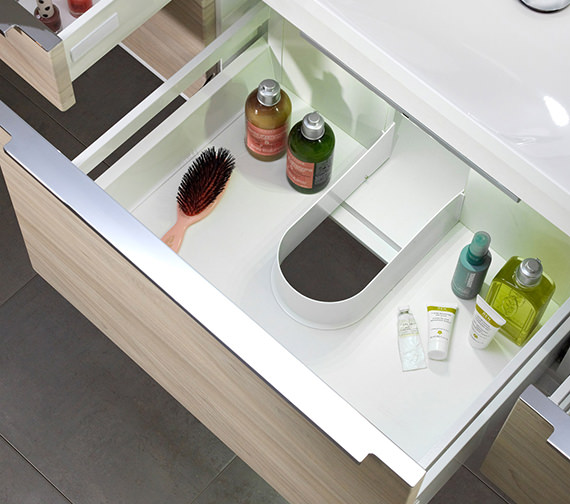 Roper Rhodes Vista 1200mm White Wall Hung Unit And Basin VIS1200WW