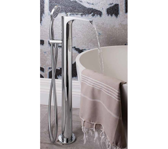 Crosswater Essence Floor Standing Bath Shower Mixer Tap With Kit
