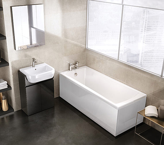 Cleargreen Sustain Rectangular Single Ended White Bath 1800 x 800mm Square