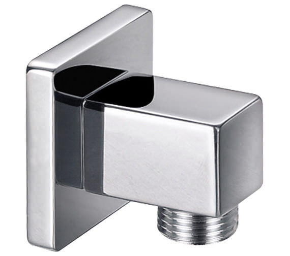 Flova Str8 Diamond Chrome Wall Shower Outlet Elbow