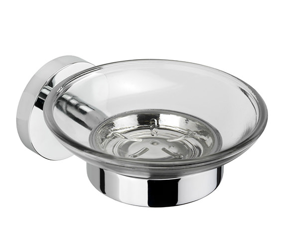 Croydex Pendle Flexi-Fix Soap Dish With Chrome Holder