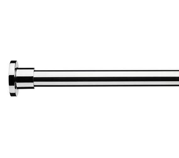 Croydex Superline Modular Shower Curtain Rail Kit ChromeAD119041