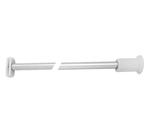 Croydex 610mm Ceiling Support For Shower Curtain Rail White