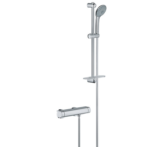 Grohe Grohtherm 2000 New Exposed Chrome Thermostatic Shower Set