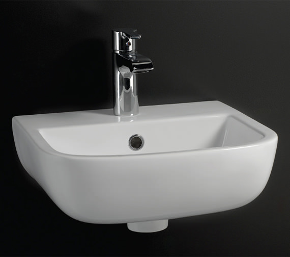 RAK Series 600 1-Tap Hole 400mm Wall Hung Basin - QS-V30121