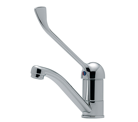 Tre Mercati Modena Basin Mixer Tap With Extended Lever And Spout 180