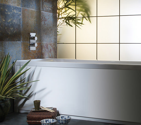 Roper Rhodes Uno White Front Bath Panel 1700mm