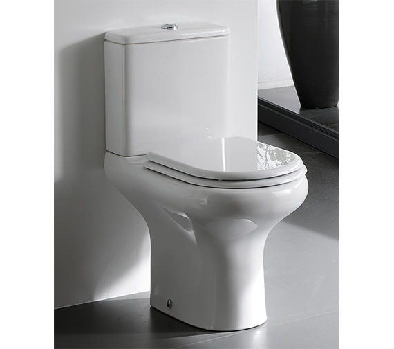 Flat Pack Kitchens >> RAK Compact Close Coupled WC With Soft Close Seat 615mm Flat Pack Kitchens >> RAK Compact Close Coupled WC With Soft Close Seat 615mm