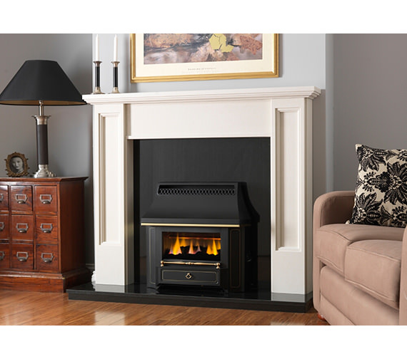 Valor Black Beauty Slimline Outset Gas Fire Black 0534101